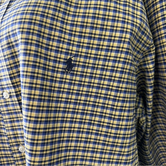 Ralph Lauren men’s size 2XLT long sleeve button down dress shirt with front logo - Picture 4 of 11